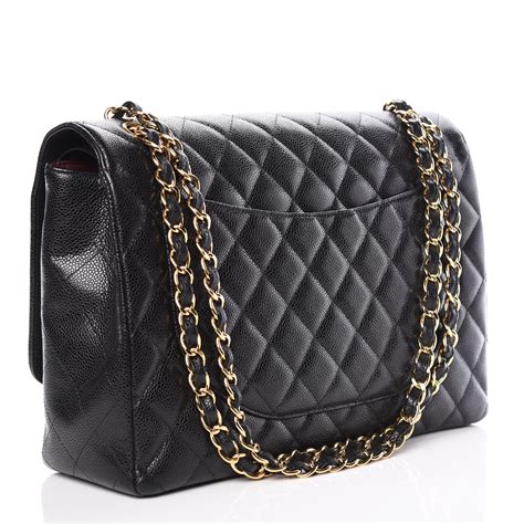 chanel caviar quilted maxi double flap lookalike|Chanel Caviar Classic Maxi Double Flap Bag .